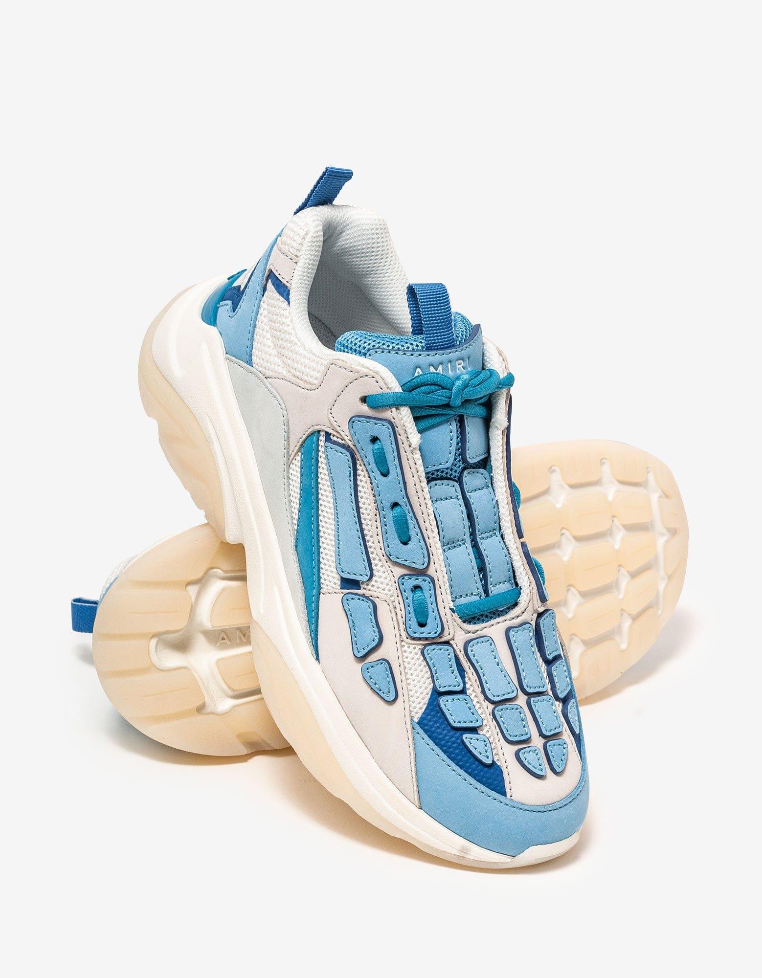 Amiri Bone Runner Blue \u0026 White Trainers 