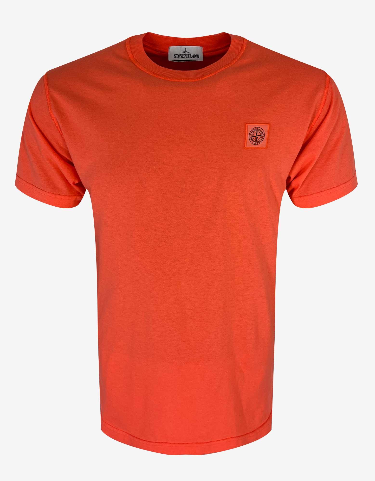 Orange Compass Logo T-shirt for Men 