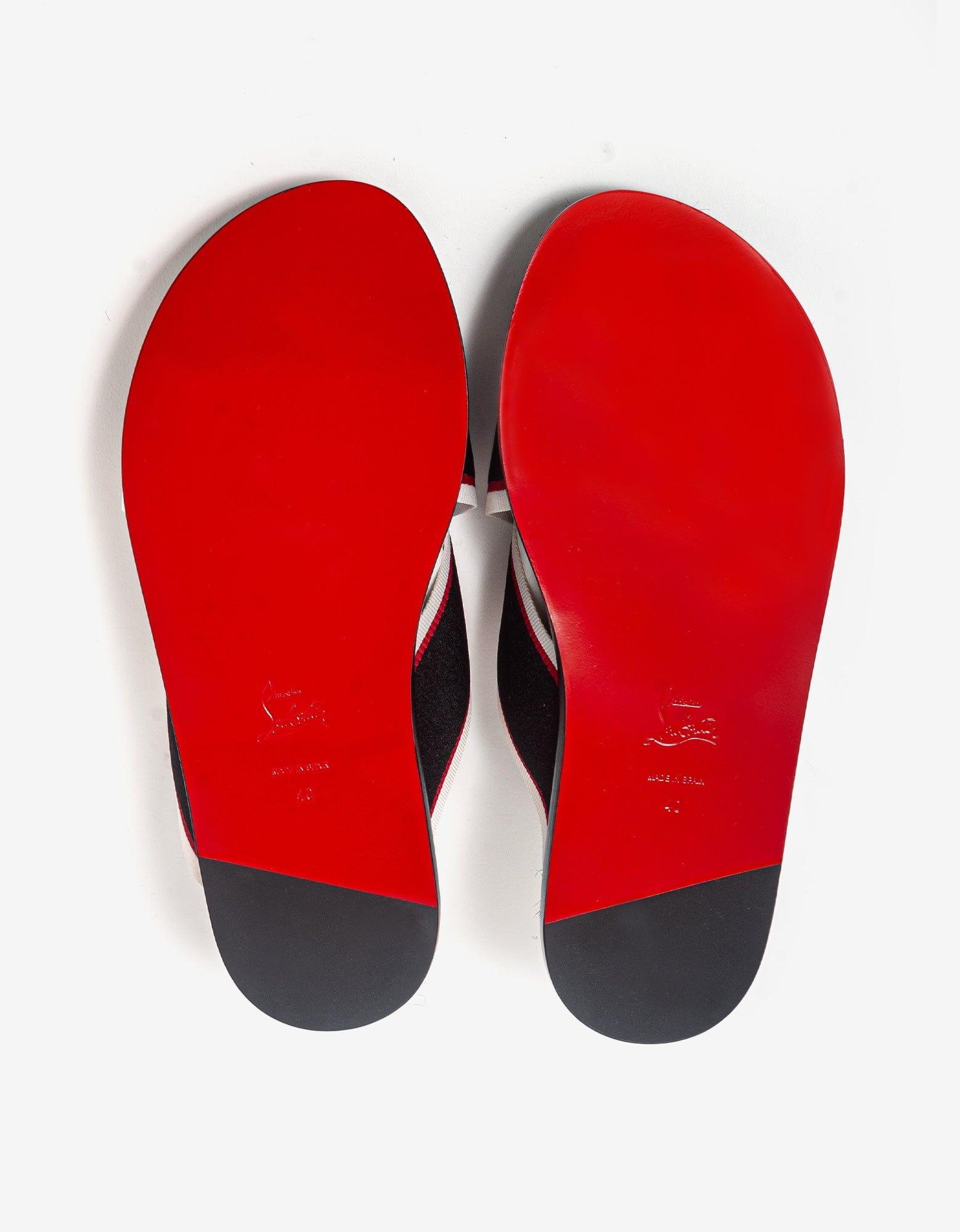 louis vuitton red bottom sandals