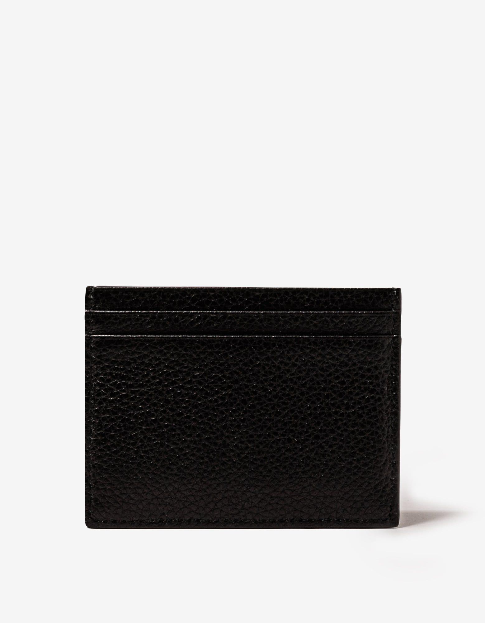 Christian Louboutin Leather Kios Cl Logo Black Card Holder for Men | Lyst