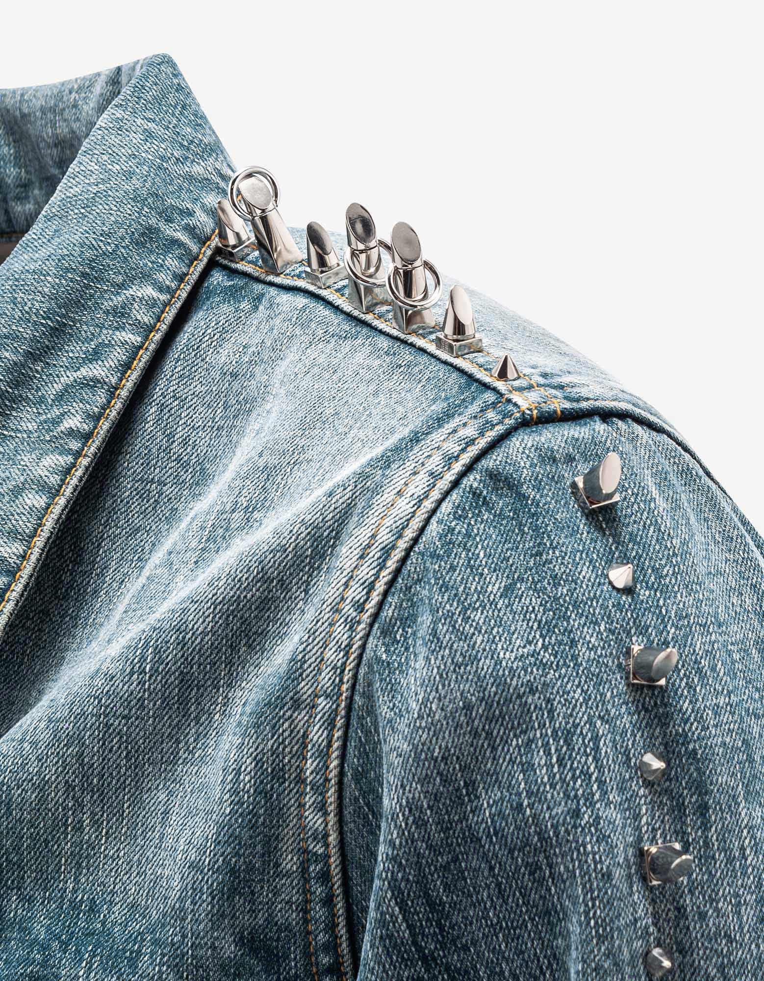 Givenchy Blue Vintage Denim Jacket With Studs for Men | Lyst
