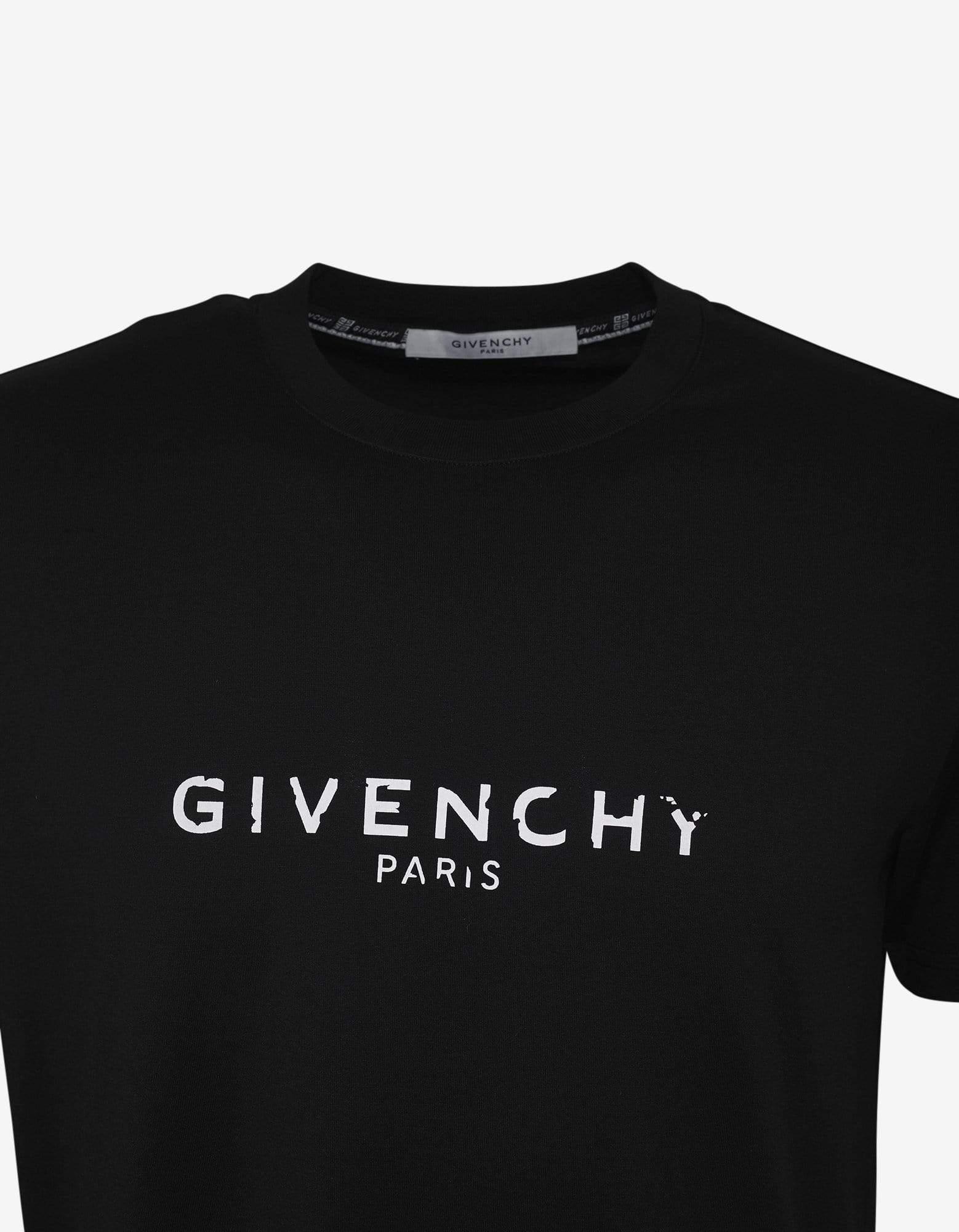 Black Vintage Slim Fit T-shirt for Men 