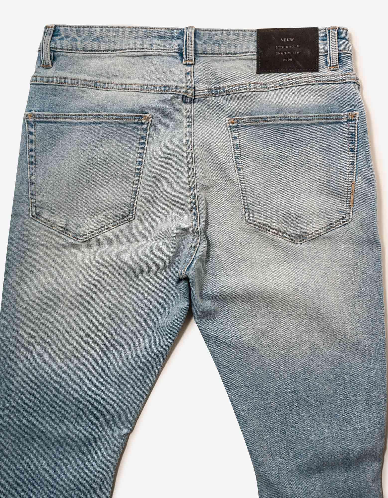 Neuw Rebel Skinny Loaded Rip Jeans in Blue for Men | Lyst
