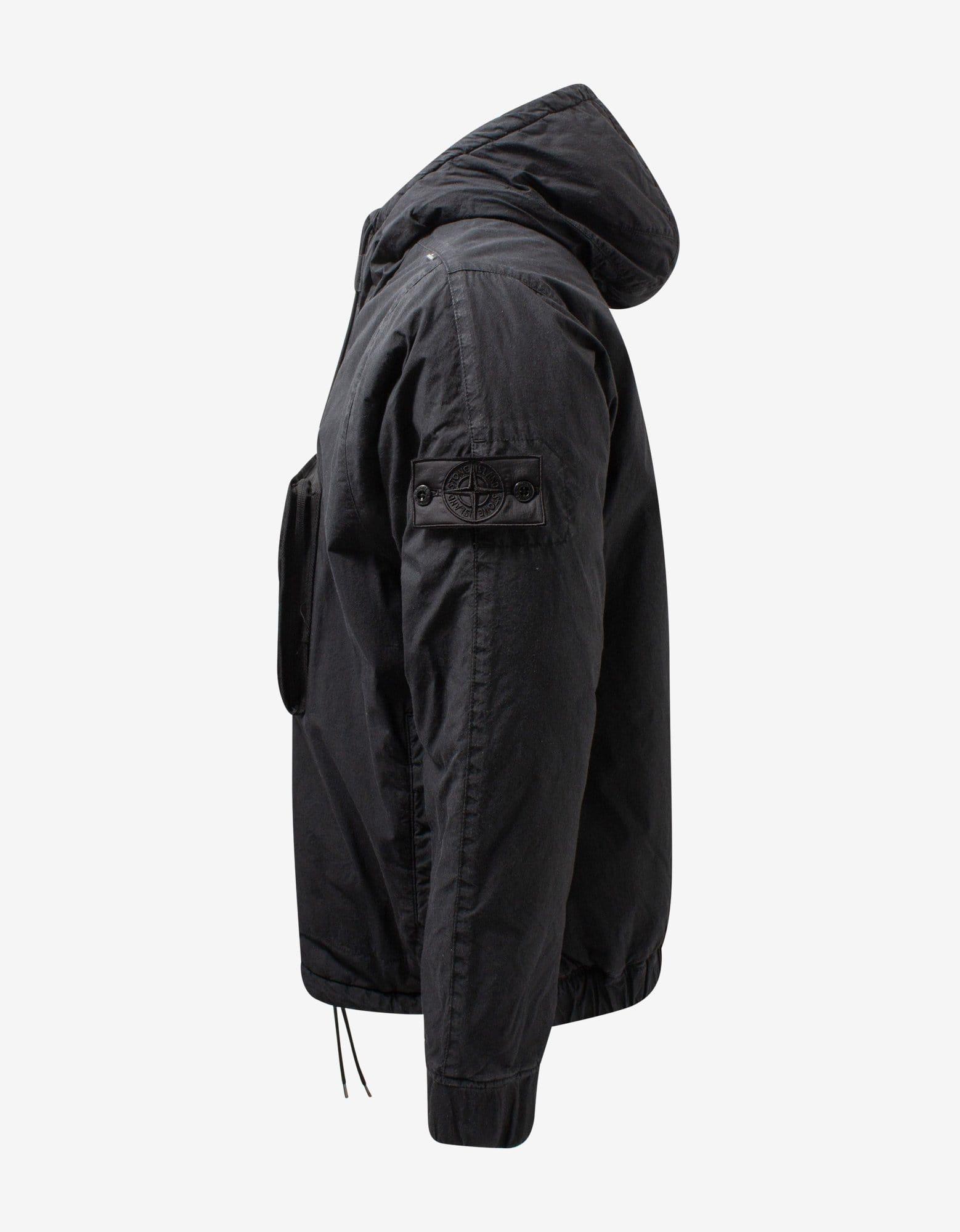 Stone Island Shadow Project Cotton Black Insulated Tactical Anorak 
