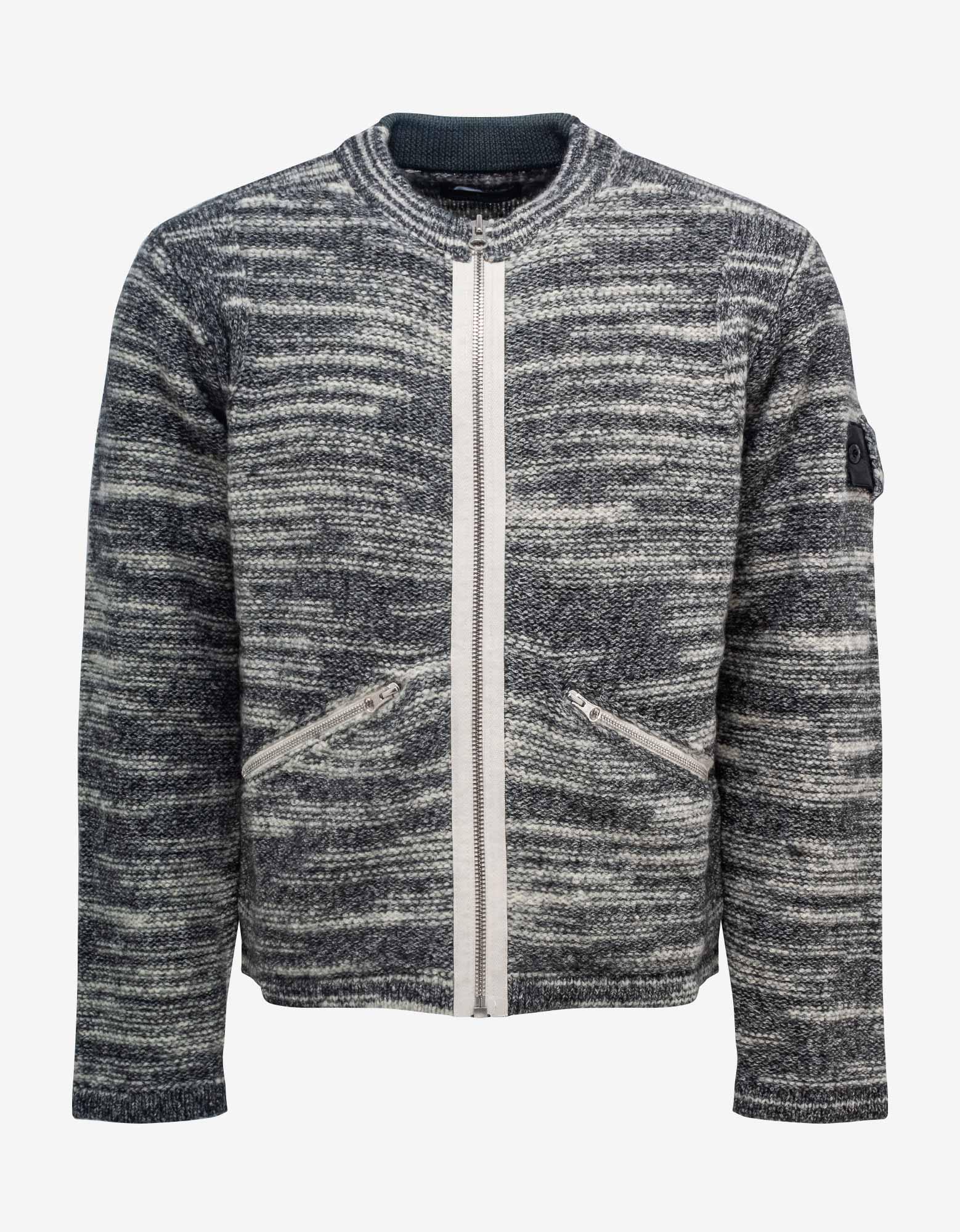 Stone Island Shadow Project Grey Chapter 2 Knitted Cardigan in Gray for Men  | Lyst