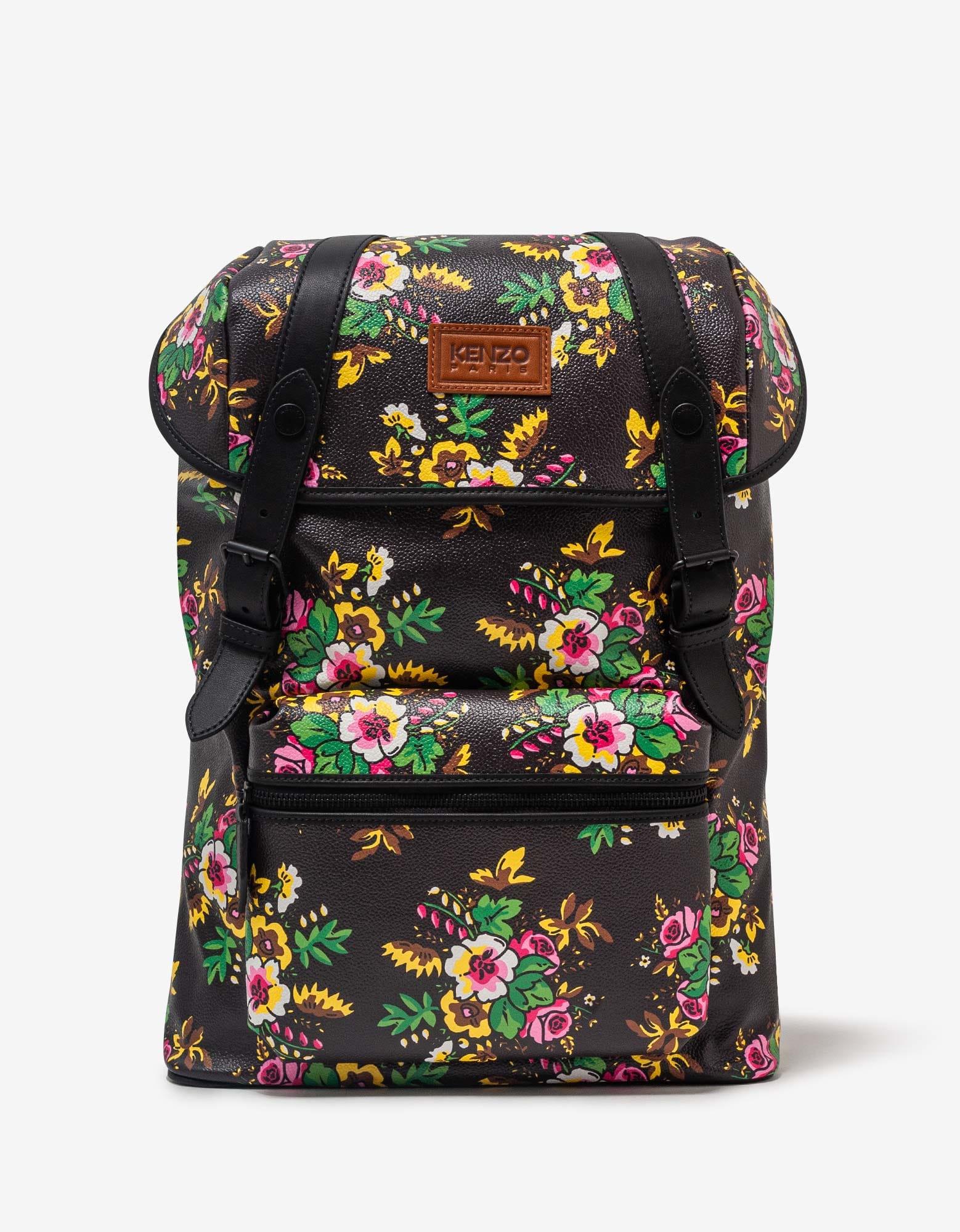 KENZO Pop Bouquet Messenger Backpack in Black for Men | Lyst