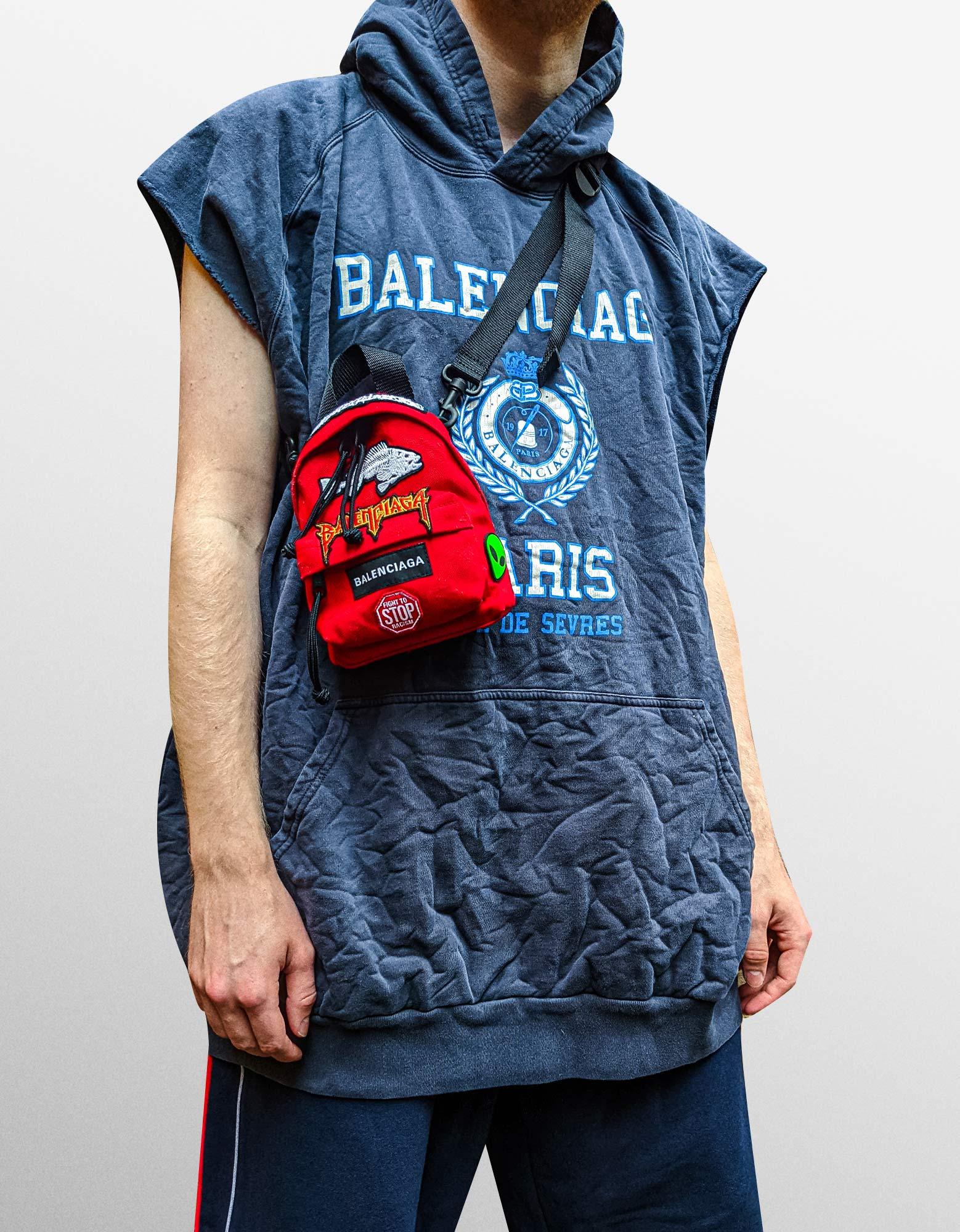 Balenciaga Red Explorer Mini Backpack for Men | Lyst