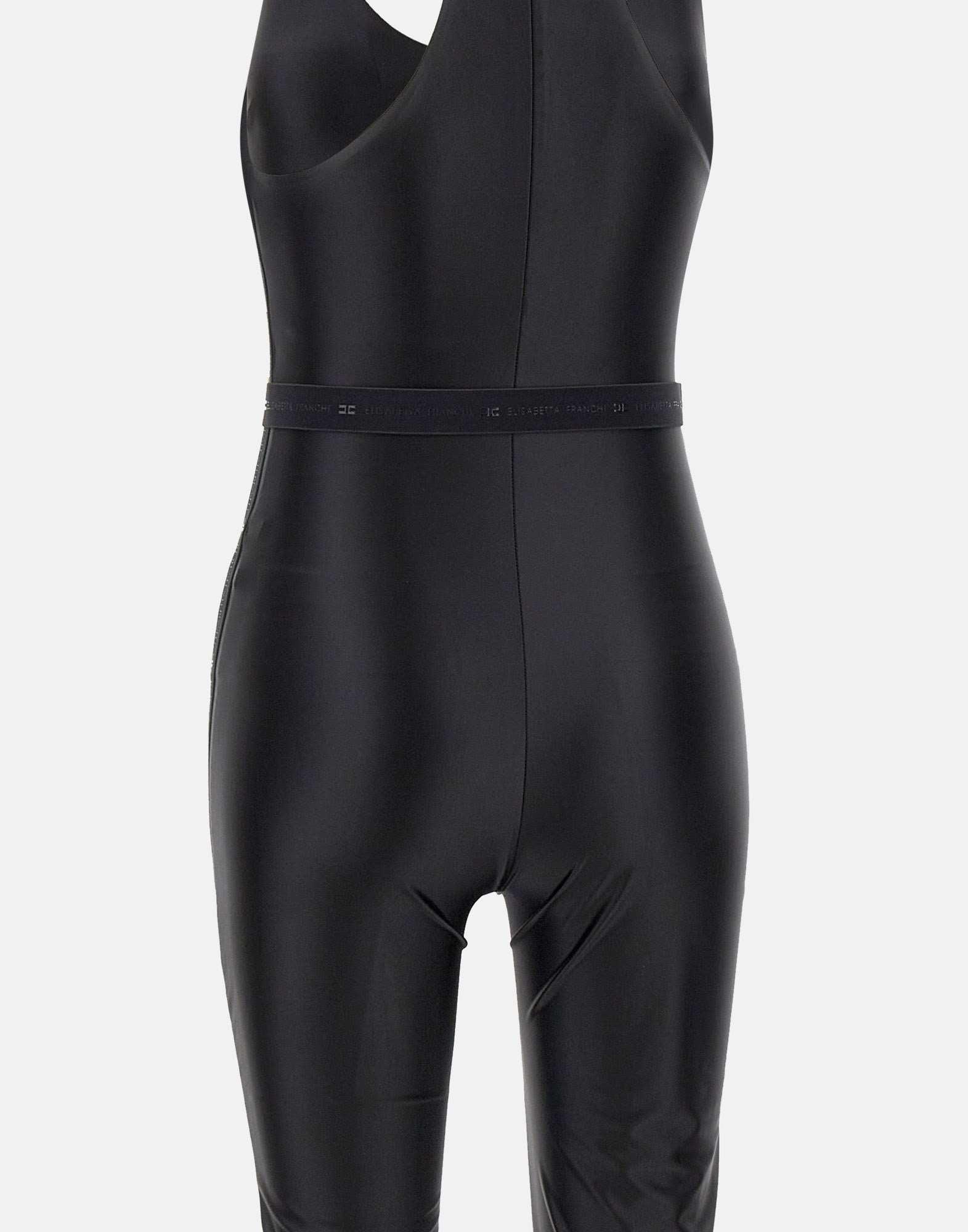 オールインワン・サロペット ELISABETTA FRANCHI JUMPSUITS BLACK JUMPSUIT Elisabetta Franchi Jumpsuit - Black - Women | TU00336E2110